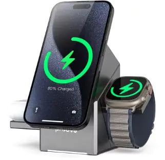 Chargeur sans fil à charge rapide pour montre et écouteurs